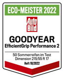 Goodyear Efficientgrip Performance 2 Eco Meister Testlabel 2022